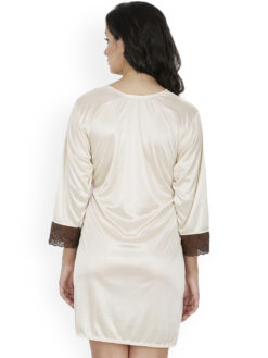 Klamotten Beige Nightdress with Robe - Image 5