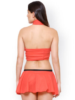 Klamotten Peach-Coloured Solid Baby Doll - Image 5