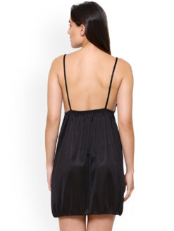 Klamotten Black Solid Baby Doll - Image 4