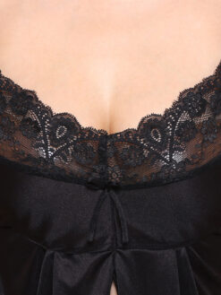Klamotten Black Solid Baby Doll - Image 3