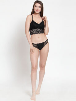 PrettyCat Black Lingerie Set - Image 4