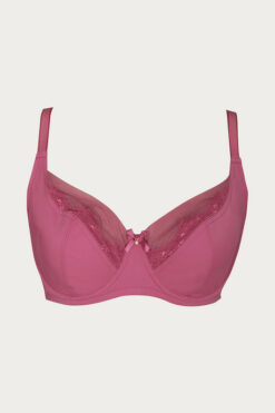 Single Layered Super Support Bra - Pink - Image 8