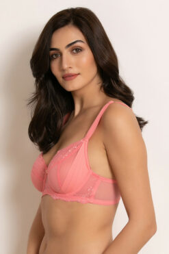 Shades Of Love Single Layered Bra - Pink - Image 3