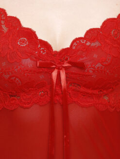 FashionRack Red Solid Baby Doll - Image 4
