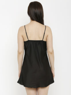Heart 2 Heart Black Solid Baby Doll - Image 5