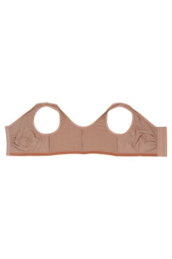 Cotton Wirefree Darted Cup Front Open Bra- Skin - Image 7
