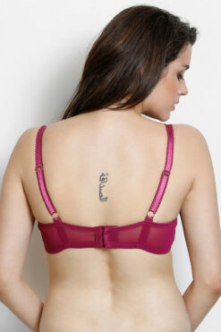 Zivame Wirefree Super Support Bra – Wine - Image 4