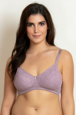 Double Layered No Sag Bra -Mauve