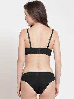 Laceandme Women Black Lace Lingerie Set - Image 5