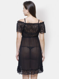 FashionRack Black Solid Baby Doll - Image 5