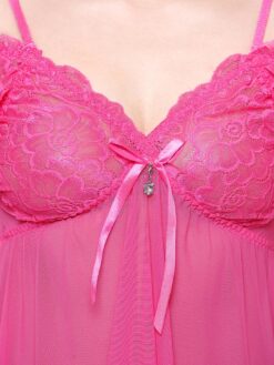 FashionRack Pink Solid Baby Doll - Image 4