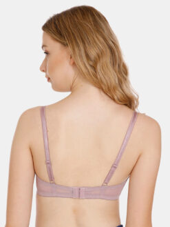 Zivame Purple Lace Underwired Padded Everyday Bra - Image 4