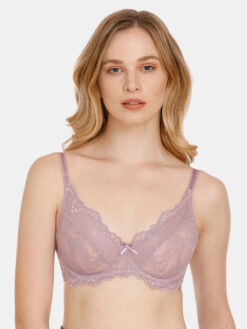 Purple Lace Padded Bra, Bridal Bra Set, purple lace bra, padded bridal bra, underwired bra, lace bra set, bridal bra set, lace padded bra, elegant bra, purple lingerie, special occasion bra, comfortable bridal lingerie, breathable fabric bra, wedding lingerie, nightwear set, supportive bra, stylish bra