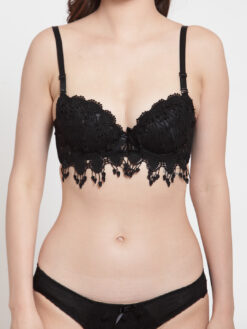 Laceandme Women Black Lace Lingerie Set - Image 3