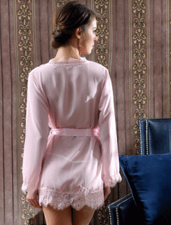 Sheer Robe With Panty - Image 3
