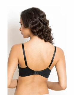 COTTON WIRE FREE CUT N SEW BRA- BLACK - Image 5
