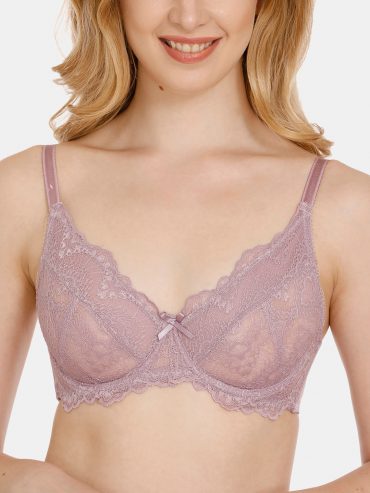 Alternative view of Zivame Purple Lace Underwired Padded Everyday Bra