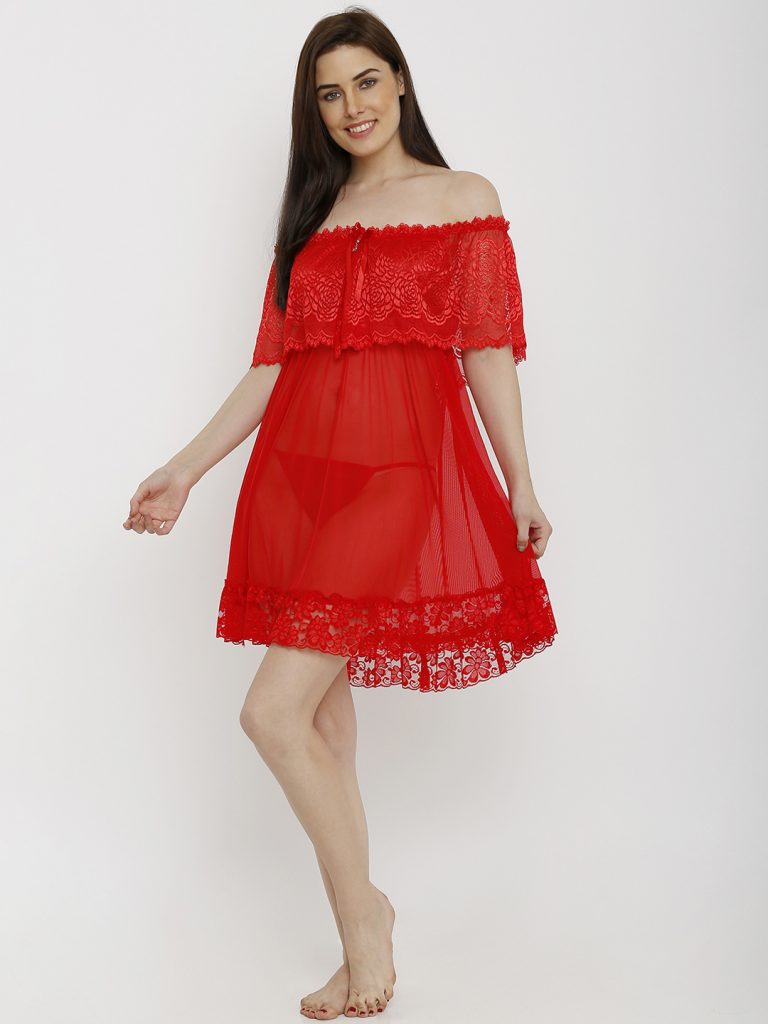 baby doll frock | sexy red nighty | hot baby doll