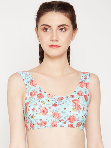 printed bralette, padded bra, teenage bra, comfortable bralette, floral print bra, light padded bra, non-wired bra, bras for teens, stylish padded bra, breathable bralette, trendy bras, padded bras online, Good Girl bras