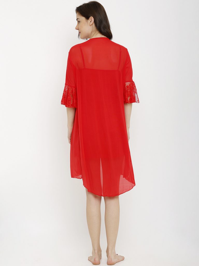 net nighty dress for girl | baby doll nighty | red net nighty dress