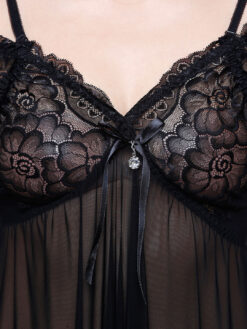 FashionRack Black Solid Baby Doll - Image 4