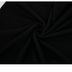 Womens Off Shoulder Crimping Party Dress - Image 4