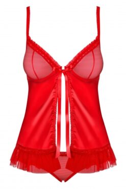 Charming Red babydoll & panties - Image 5