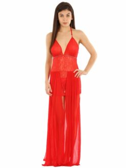 nighty dress for wedding night | red nighty dress | Halter Neck nighty
