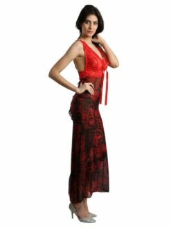 Shyle Red Lace Neck Embrace Babydoll - Image 3