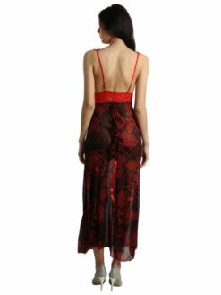 Shyle Red Lace Neck Embrace Babydoll - Image 4