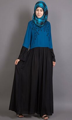 Alternative view of Hand Embroidered Party Viscose crepe Abaya