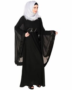 Black Cape Abaya - Image 3