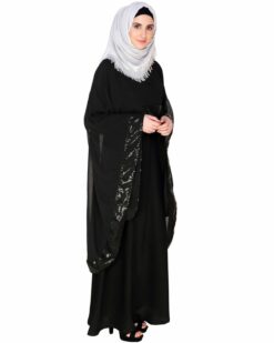 Black Cape Abaya - Image 6