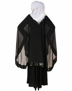 Black Cape Abaya - Image 7