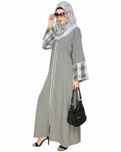 Alternative view of Graceful Crochet Lace Abaya