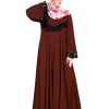 gown style abaya | new style gown | lace abaya