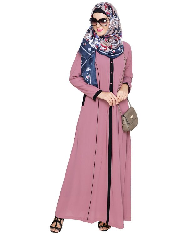 onion pink abaya | abaya designs | abaya in pakistan