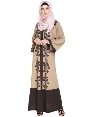 Bedazzled abaya | Dubai Style Abaya | embroidered abaya