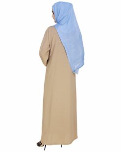 Bedazzled Brown Dubai Style Abaya - Image 6