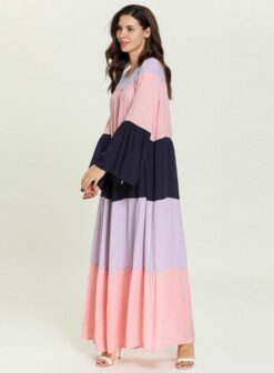 Long Dress Women Casual Muslim Abaya - Image 3