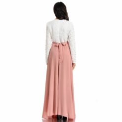 Lace Abaya Hijab Dress For Women - Image 4