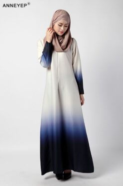 Alternative view of Multicolor Malaysian Islamic Abaya