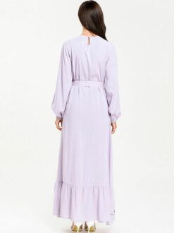 Flower Embroidery Abaya - Image 5