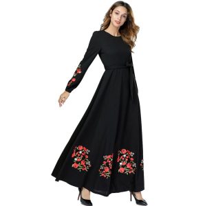Alternative view of Black Abaya Cotton Dresses