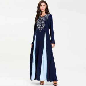Alternative view of Abaya Cardigan Robe Turkish Hijab pachwork