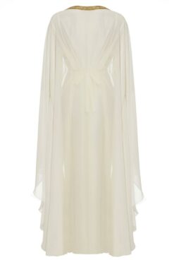 Gold Embellished Caftan Abaya - Image 5