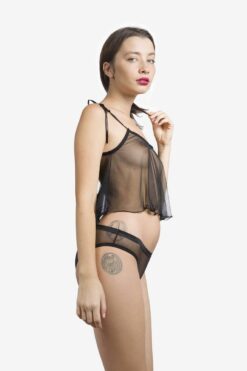 Black Top See Through Lingerie - Image 5