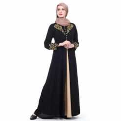Dubai kaftan Abaya Arabic Lace Cardigain Patchwork