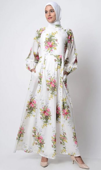 Alternative view of Perfect Summer Printed Abaya