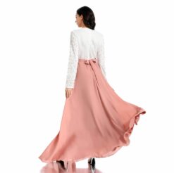 Lace Abaya Hijab Dress For Women - Image 3